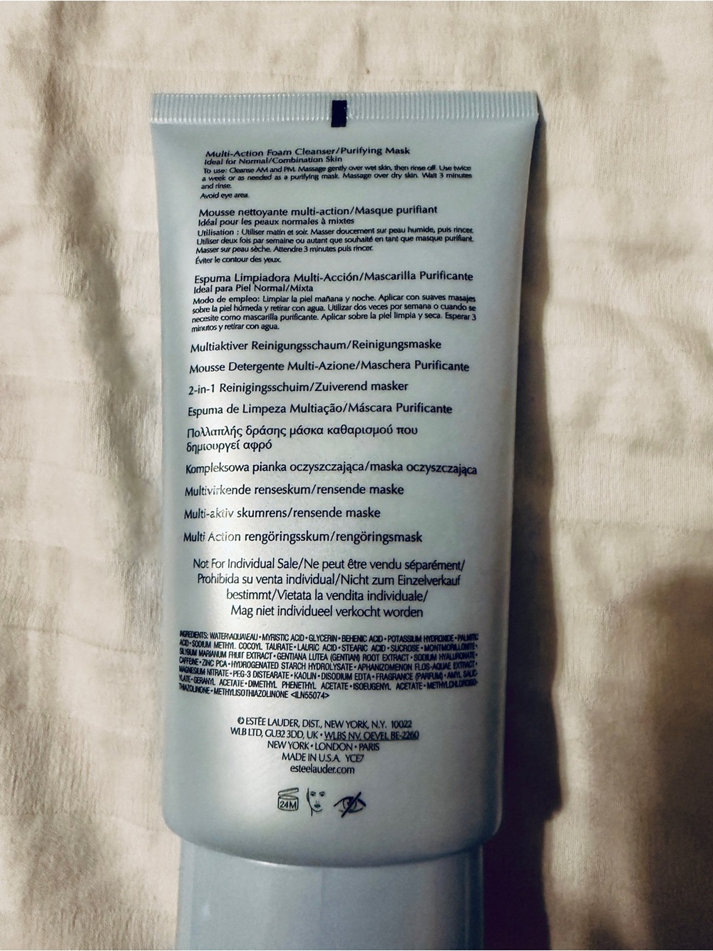 Estee Lauder Perfectly Clean Foam Cleanser - Mask NWT 5 oz - Picture 5 of 10